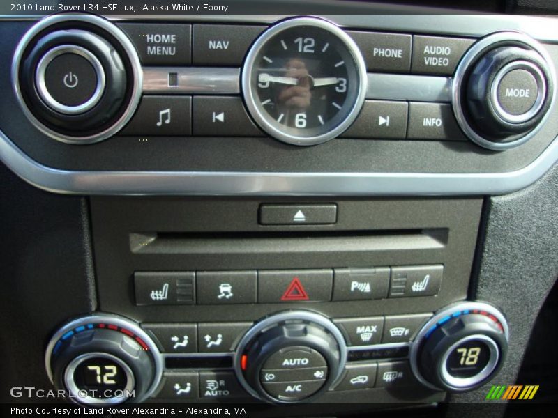 Alaska White / Ebony 2010 Land Rover LR4 HSE Lux