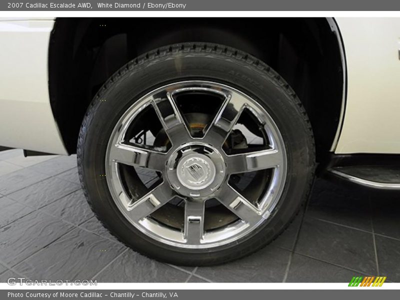 White Diamond / Ebony/Ebony 2007 Cadillac Escalade AWD