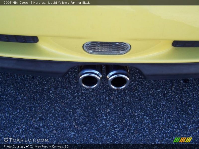 Liquid Yellow / Panther Black 2003 Mini Cooper S Hardtop