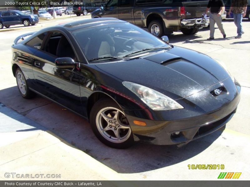 Black / Black/Blue 2000 Toyota Celica GT