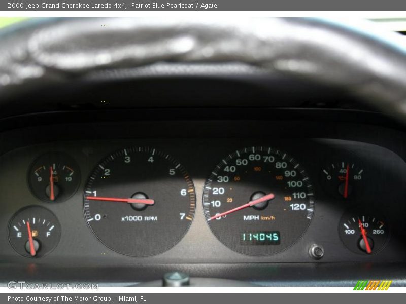 Patriot Blue Pearlcoat / Agate 2000 Jeep Grand Cherokee Laredo 4x4