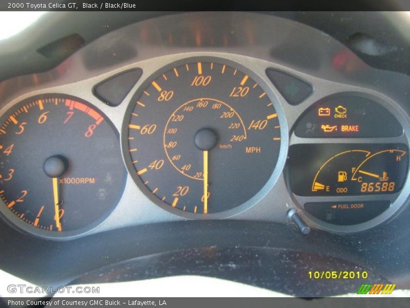 Black / Black/Blue 2000 Toyota Celica GT