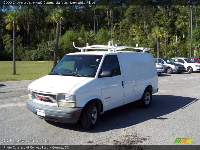 Ivory White / Blue 2000 Chevrolet Astro AWD Commercial Van