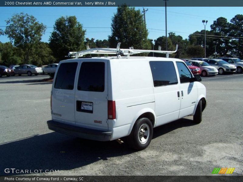Ivory White / Blue 2000 Chevrolet Astro AWD Commercial Van