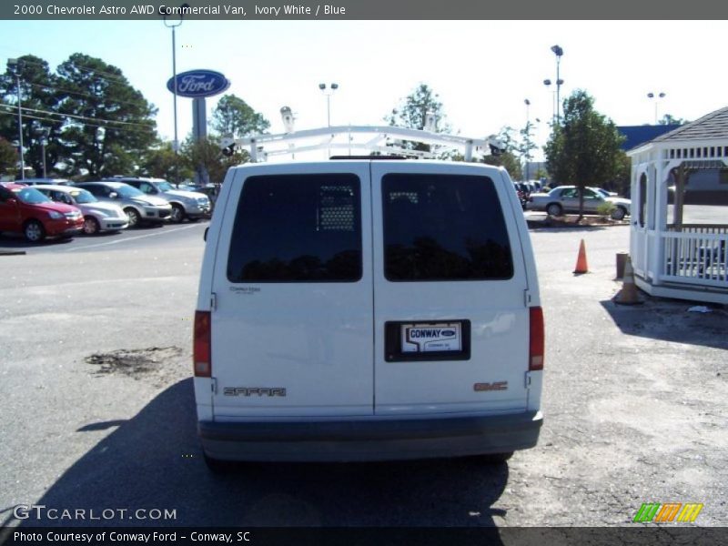 Ivory White / Blue 2000 Chevrolet Astro AWD Commercial Van