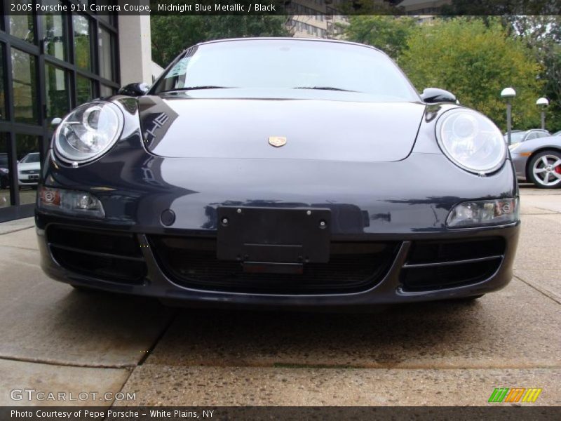 Midnight Blue Metallic / Black 2005 Porsche 911 Carrera Coupe