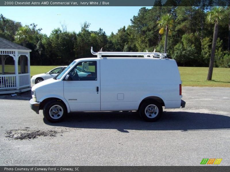 Ivory White / Blue 2000 Chevrolet Astro AWD Commercial Van