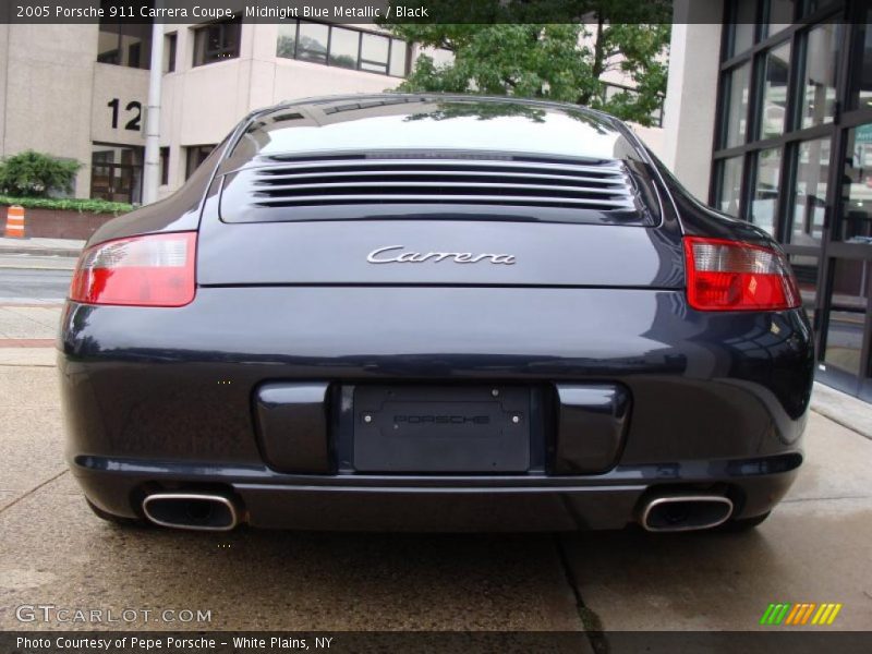 Midnight Blue Metallic / Black 2005 Porsche 911 Carrera Coupe