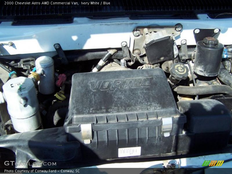 Ivory White / Blue 2000 Chevrolet Astro AWD Commercial Van