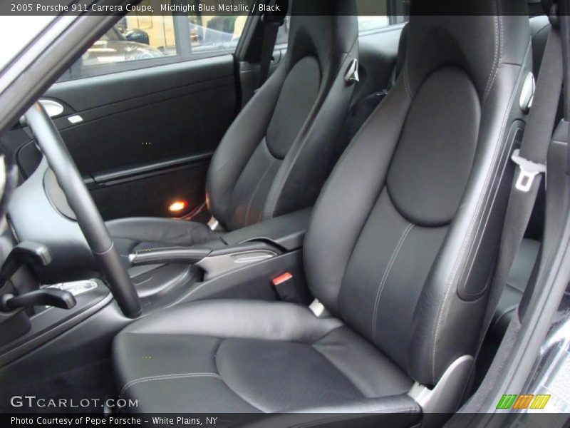 Midnight Blue Metallic / Black 2005 Porsche 911 Carrera Coupe