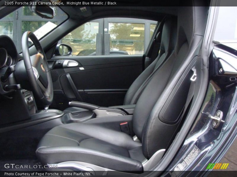 Midnight Blue Metallic / Black 2005 Porsche 911 Carrera Coupe