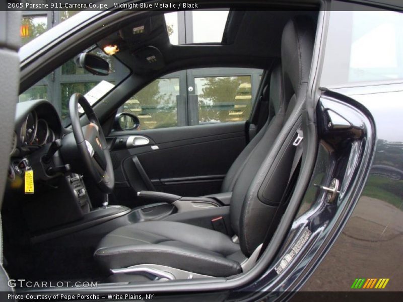 Midnight Blue Metallic / Black 2005 Porsche 911 Carrera Coupe