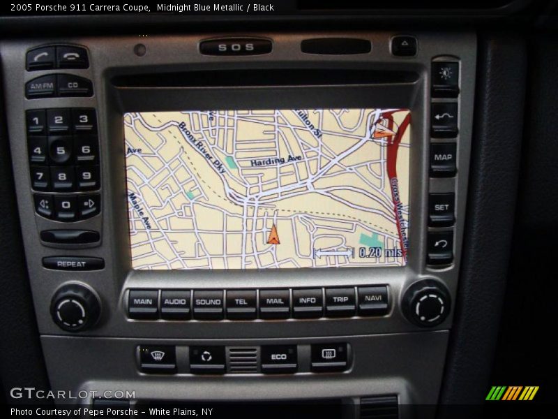 Midnight Blue Metallic / Black 2005 Porsche 911 Carrera Coupe