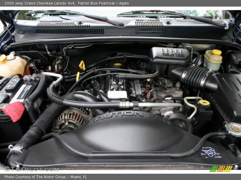 Patriot Blue Pearlcoat / Agate 2000 Jeep Grand Cherokee Laredo 4x4