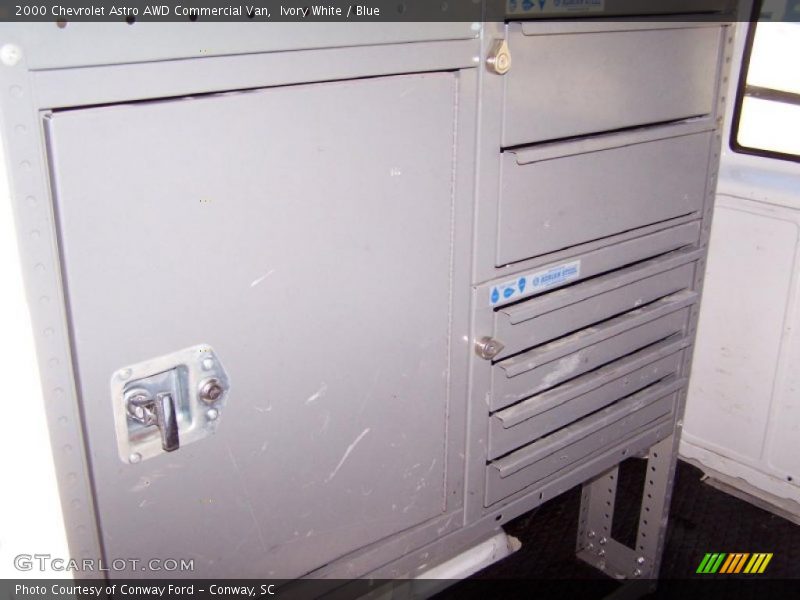 Ivory White / Blue 2000 Chevrolet Astro AWD Commercial Van