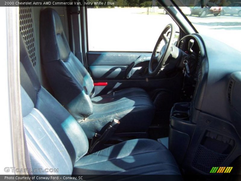Ivory White / Blue 2000 Chevrolet Astro AWD Commercial Van