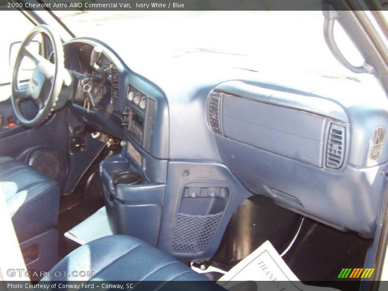Ivory White / Blue 2000 Chevrolet Astro AWD Commercial Van