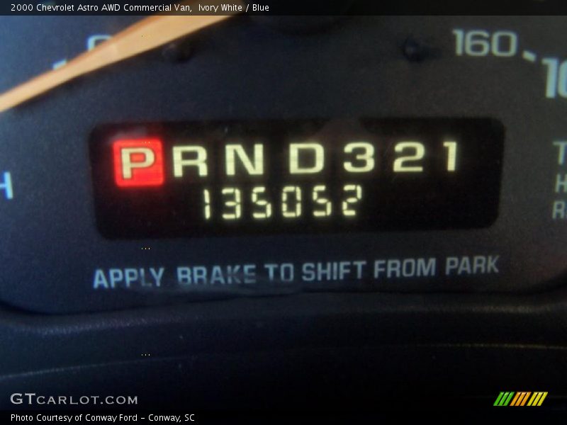 Ivory White / Blue 2000 Chevrolet Astro AWD Commercial Van