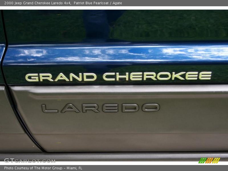 Patriot Blue Pearlcoat / Agate 2000 Jeep Grand Cherokee Laredo 4x4