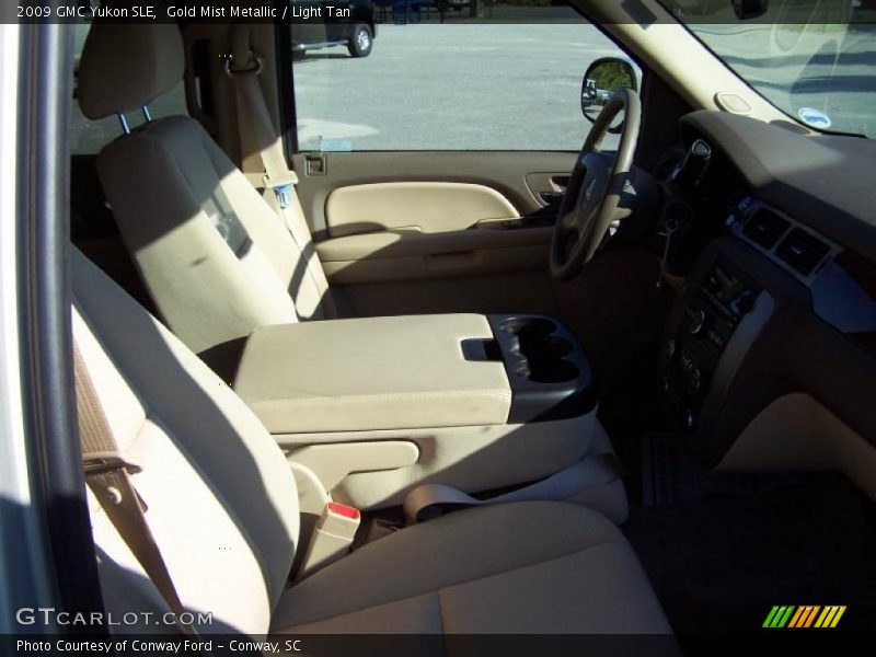 Gold Mist Metallic / Light Tan 2009 GMC Yukon SLE