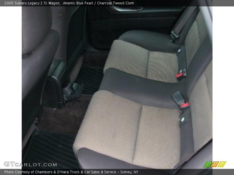 Atlantic Blue Pearl / Charcoal Tweed Cloth 2005 Subaru Legacy 2.5i Wagon