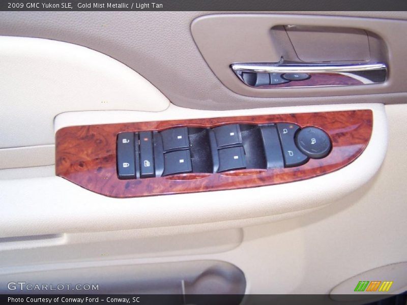 Gold Mist Metallic / Light Tan 2009 GMC Yukon SLE