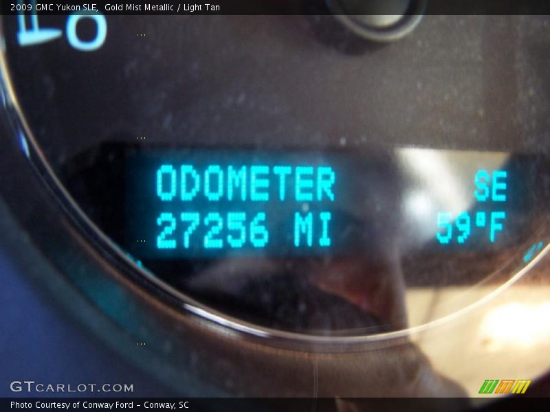Gold Mist Metallic / Light Tan 2009 GMC Yukon SLE