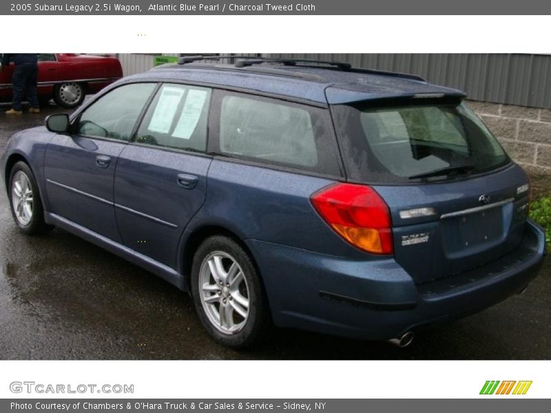 Atlantic Blue Pearl / Charcoal Tweed Cloth 2005 Subaru Legacy 2.5i Wagon