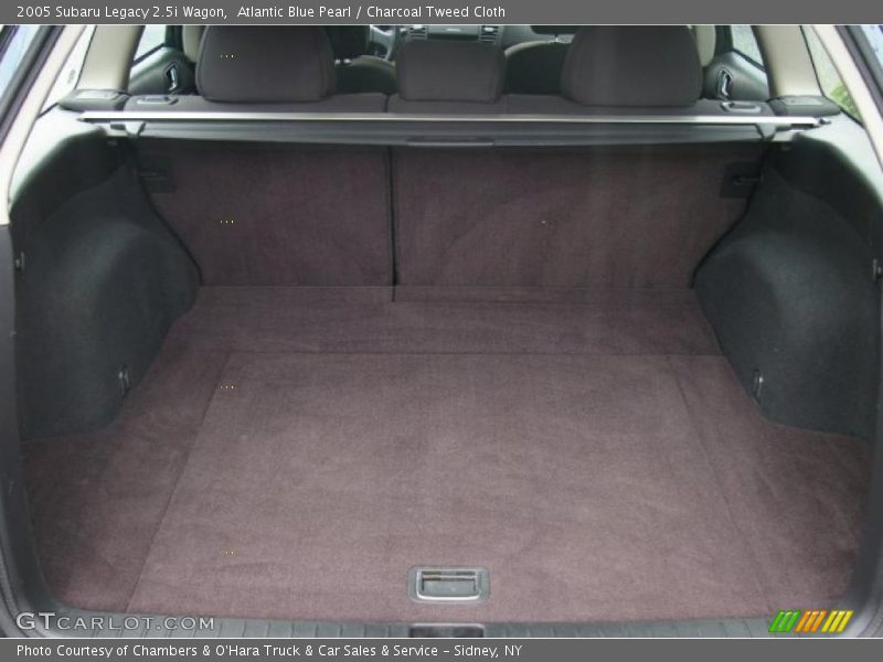 Atlantic Blue Pearl / Charcoal Tweed Cloth 2005 Subaru Legacy 2.5i Wagon