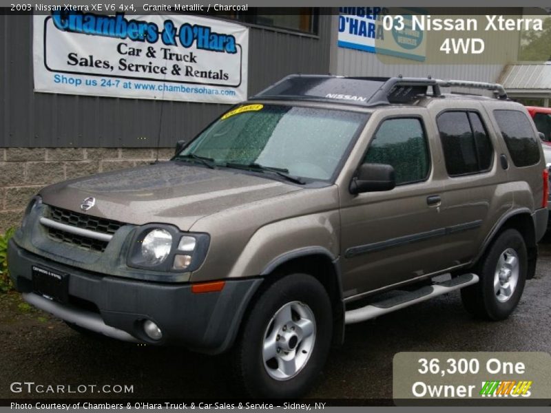 Granite Metallic / Charcoal 2003 Nissan Xterra XE V6 4x4