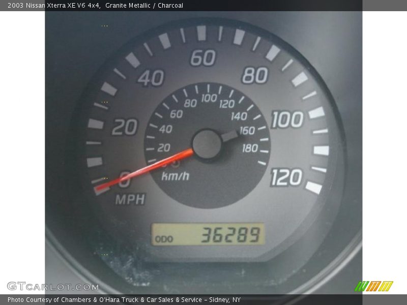 Granite Metallic / Charcoal 2003 Nissan Xterra XE V6 4x4
