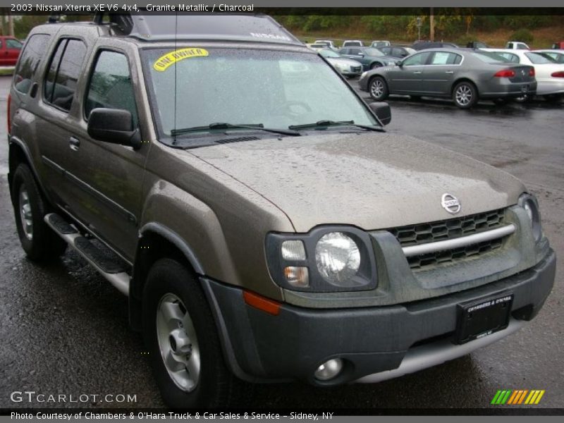 Granite Metallic / Charcoal 2003 Nissan Xterra XE V6 4x4