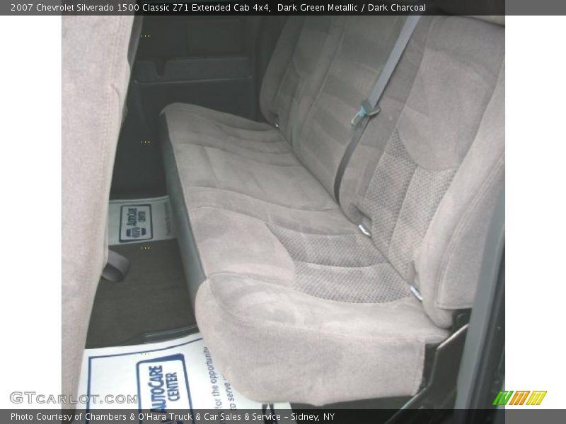 Dark Green Metallic / Dark Charcoal 2007 Chevrolet Silverado 1500 Classic Z71 Extended Cab 4x4