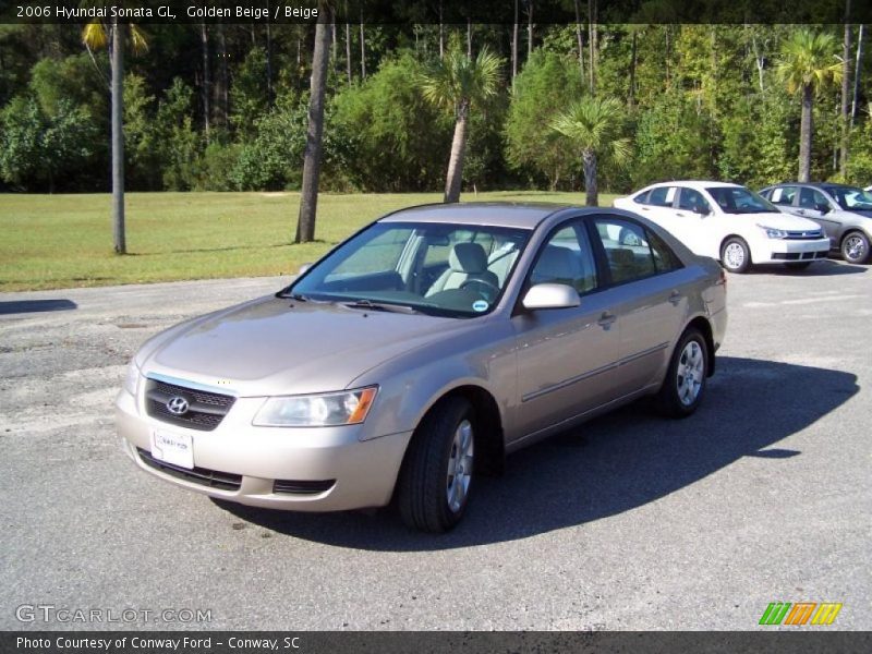 Golden Beige / Beige 2006 Hyundai Sonata GL