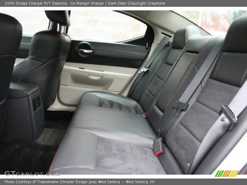 Go Mango! Orange / Dark Slate Gray/Light Graystone 2006 Dodge Charger R/T Daytona