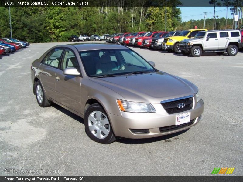 Golden Beige / Beige 2006 Hyundai Sonata GL