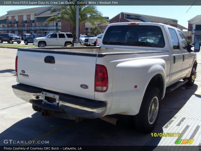 Oxford White / Medium Flint 2005 Ford F350 Super Duty XL Crew Cab Dually