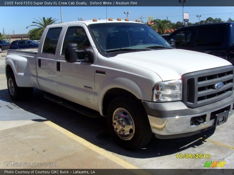 Oxford White / Medium Flint 2005 Ford F350 Super Duty XL Crew Cab Dually