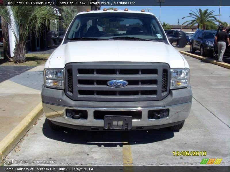 Oxford White / Medium Flint 2005 Ford F350 Super Duty XL Crew Cab Dually