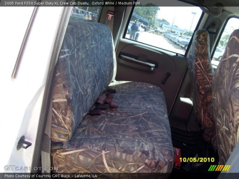 Oxford White / Medium Flint 2005 Ford F350 Super Duty XL Crew Cab Dually