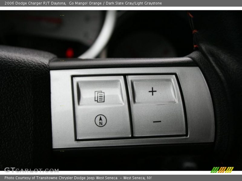 Go Mango! Orange / Dark Slate Gray/Light Graystone 2006 Dodge Charger R/T Daytona
