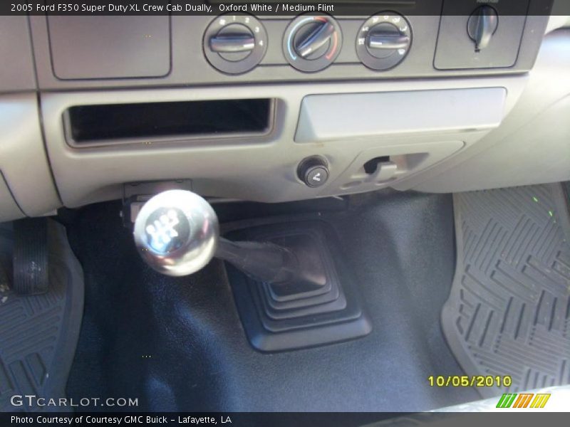 Oxford White / Medium Flint 2005 Ford F350 Super Duty XL Crew Cab Dually