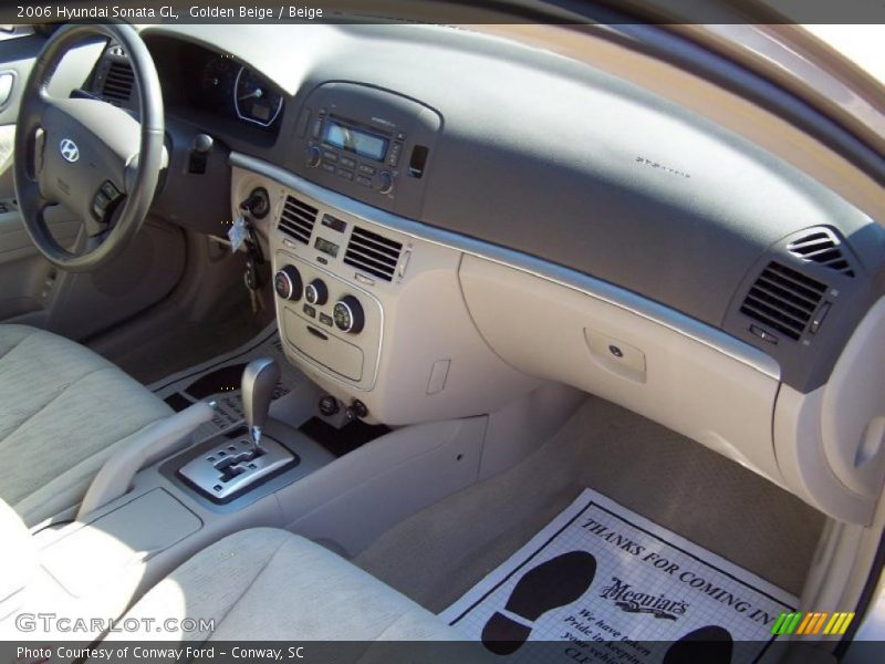 Golden Beige / Beige 2006 Hyundai Sonata GL