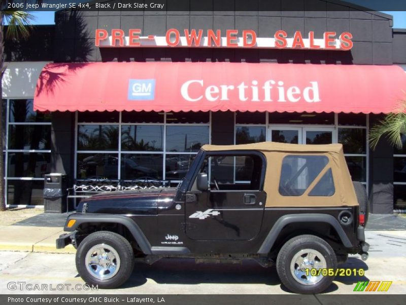 Black / Dark Slate Gray 2006 Jeep Wrangler SE 4x4