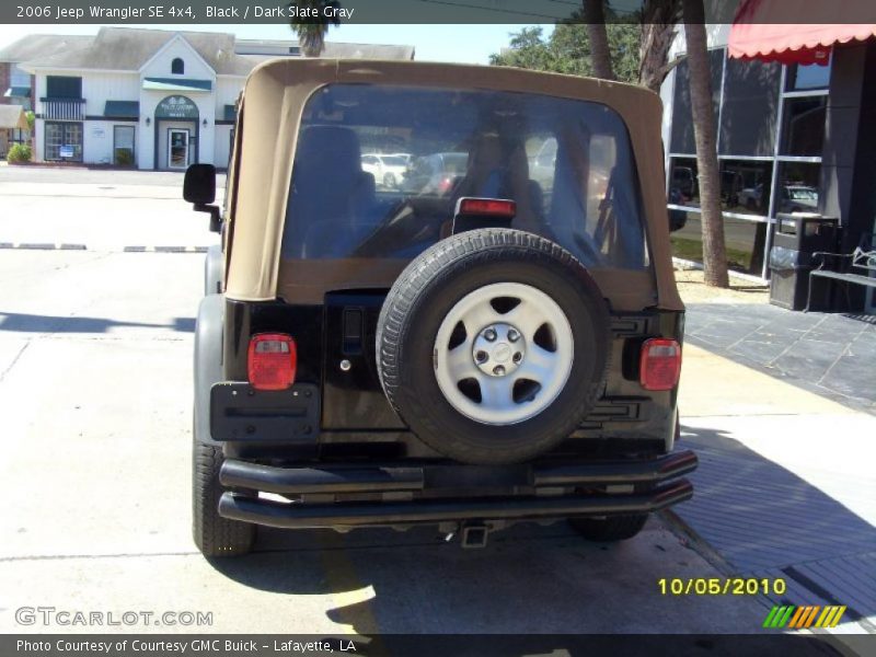 Black / Dark Slate Gray 2006 Jeep Wrangler SE 4x4