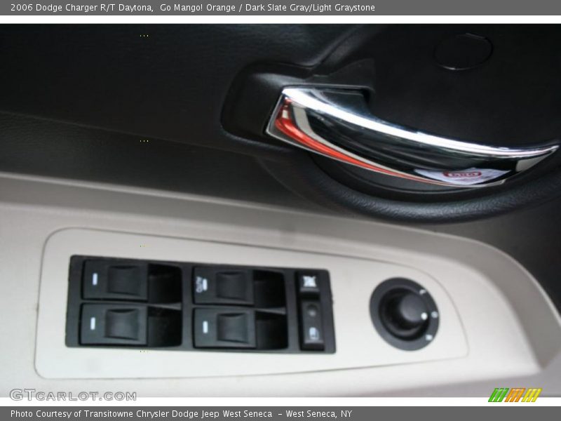 Go Mango! Orange / Dark Slate Gray/Light Graystone 2006 Dodge Charger R/T Daytona
