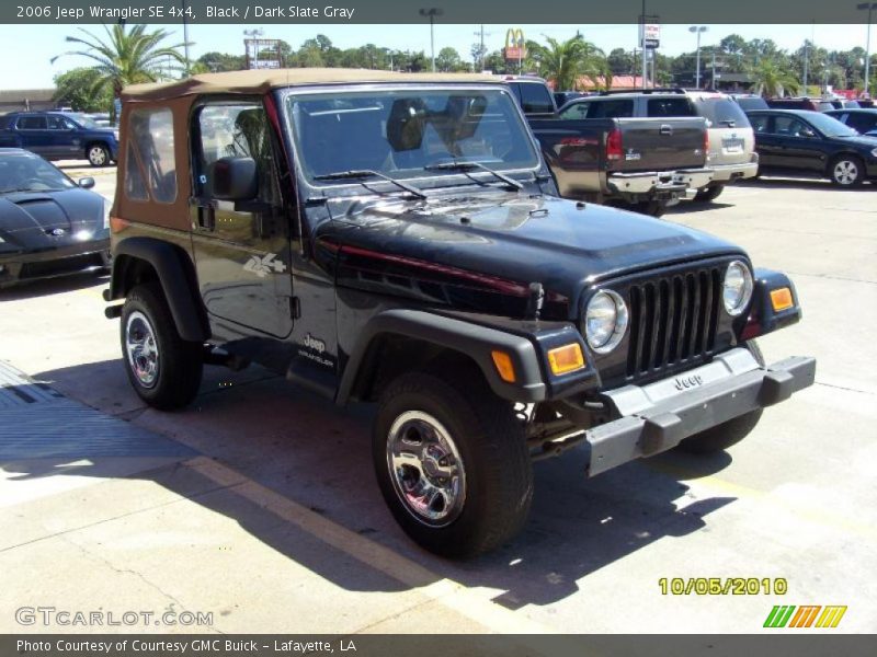 Black / Dark Slate Gray 2006 Jeep Wrangler SE 4x4