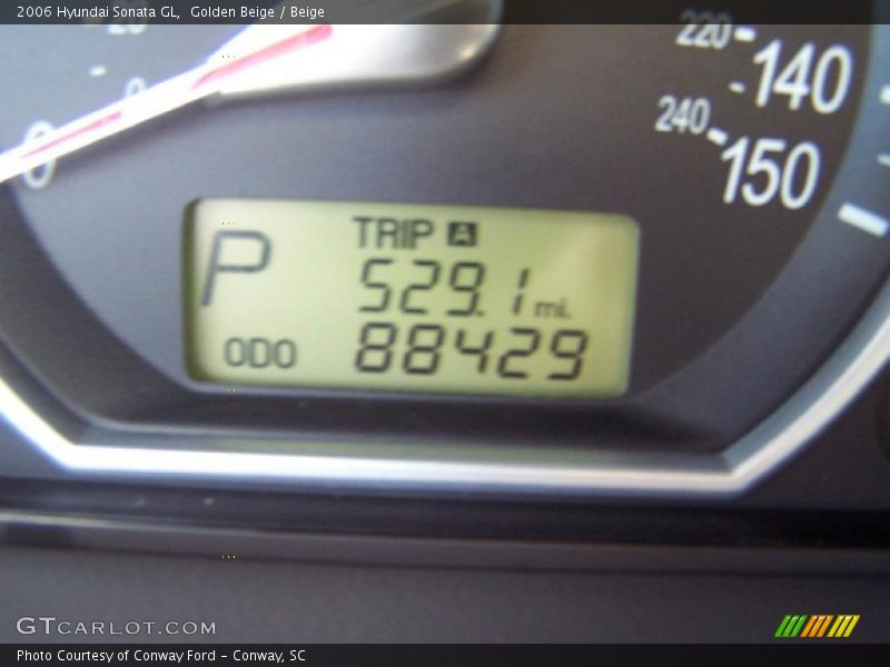 Golden Beige / Beige 2006 Hyundai Sonata GL