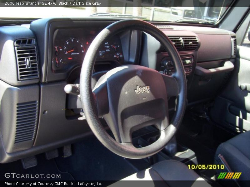 Black / Dark Slate Gray 2006 Jeep Wrangler SE 4x4