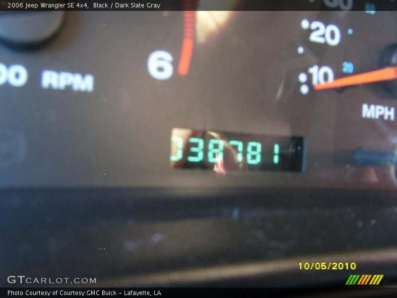 Black / Dark Slate Gray 2006 Jeep Wrangler SE 4x4